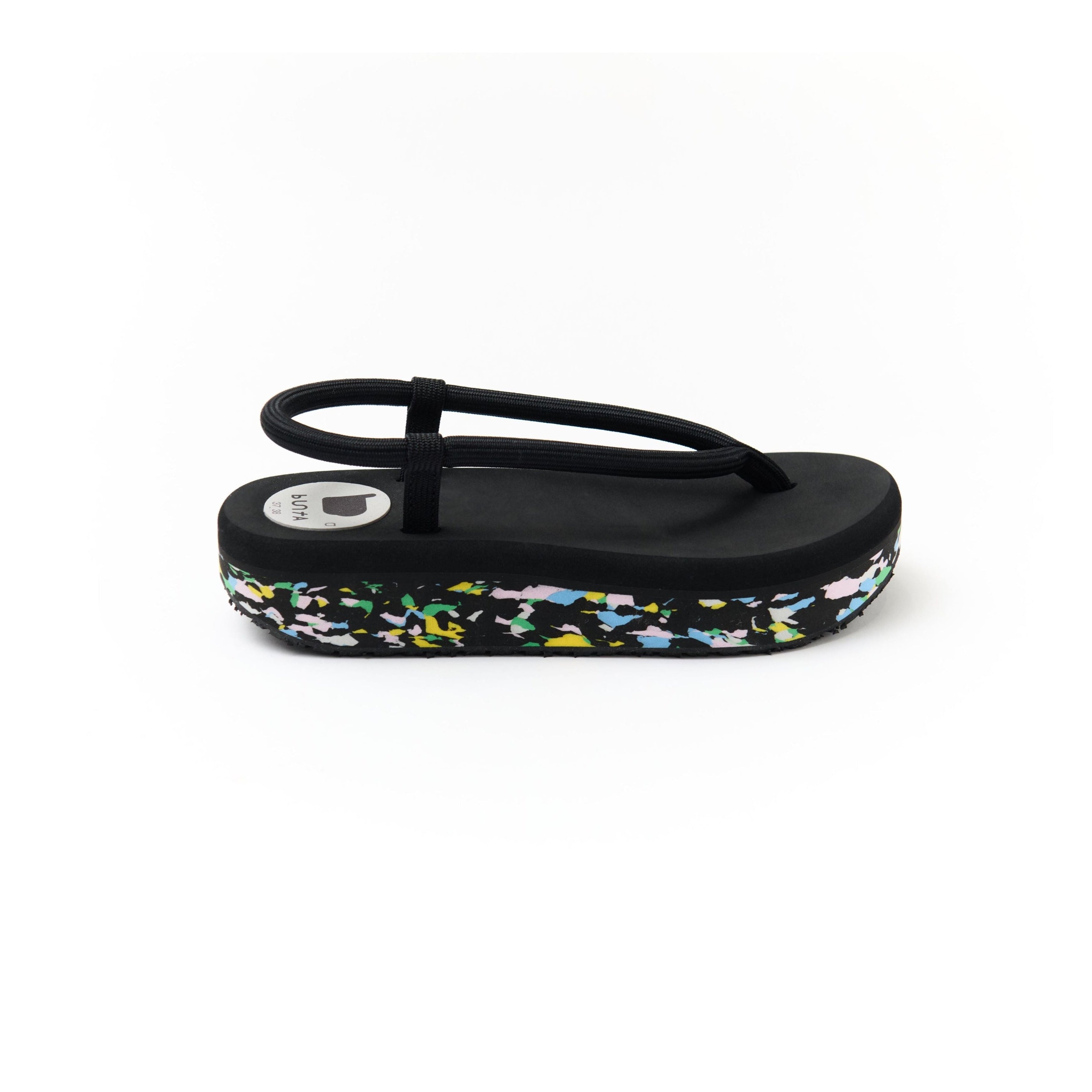 buntA waraji sandal_atsuzoko black