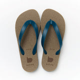 buntA b-sandal smooth beige / blue