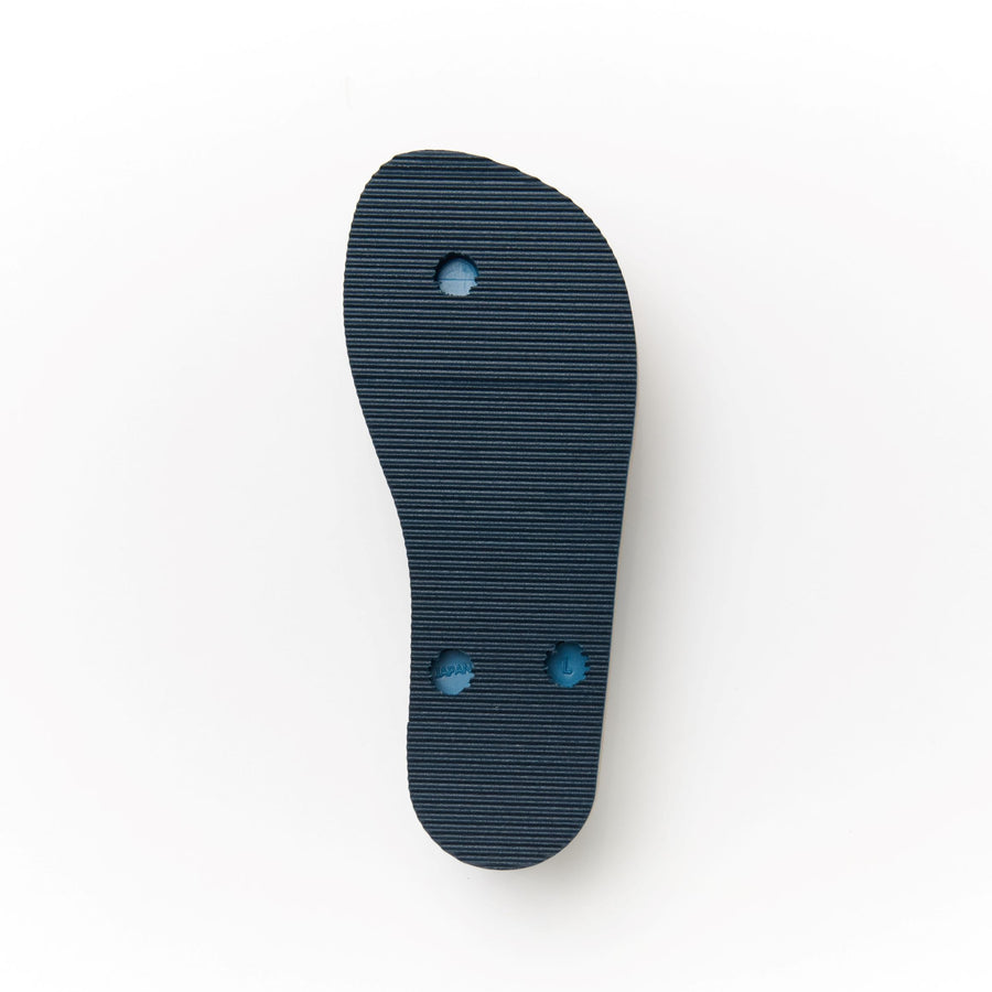 buntA b-sandal smooth beige / blue