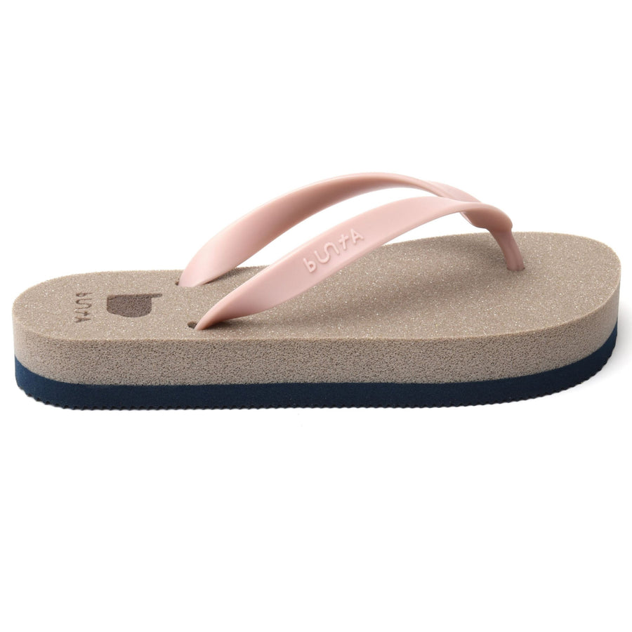 buntA b-sandal smooth  beige/pink