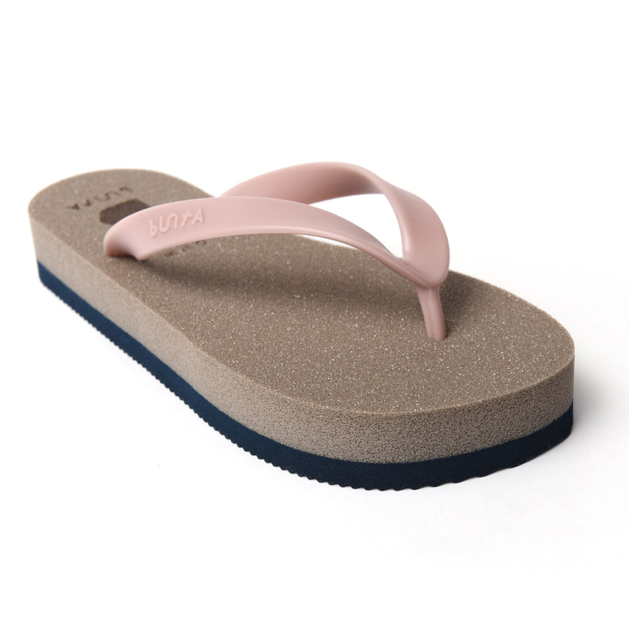 buntA b-sandal smooth  beige/pink