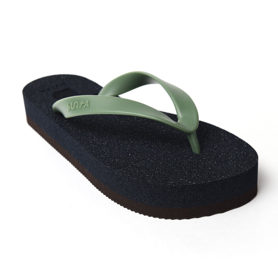 buntA b-sandal smooth  navy/green