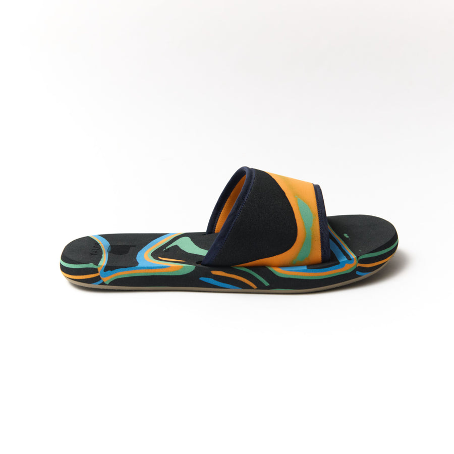 buntA room sandal - black mix