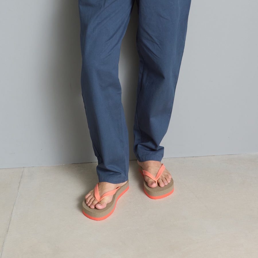 buntA b-sandal smooth  beige/coral