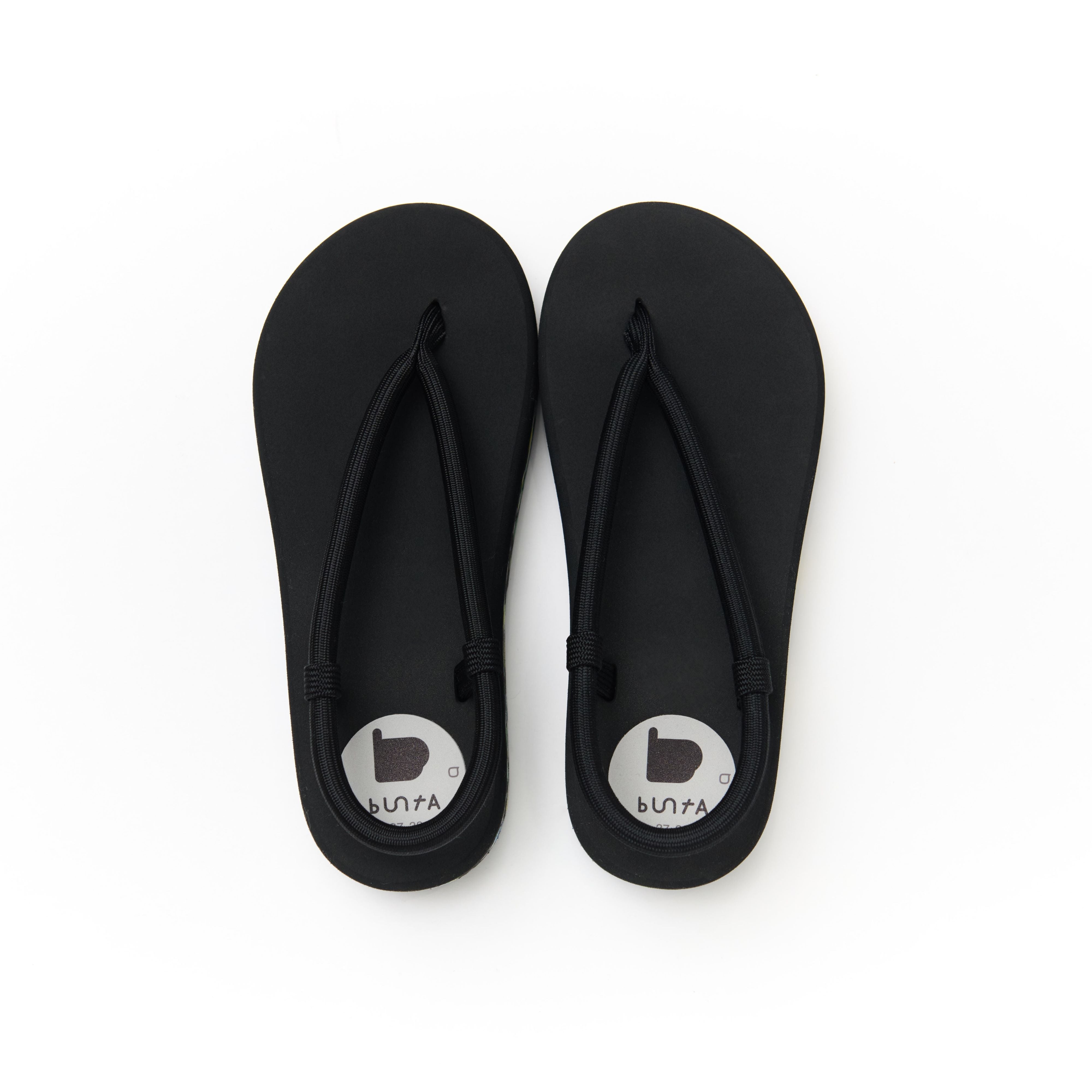 buntA waraji sandal_atsuzoko black